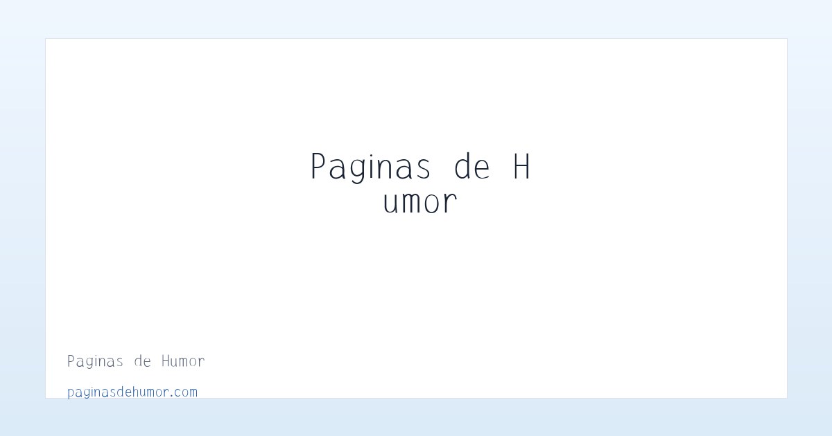 Paginas de Humor 主图